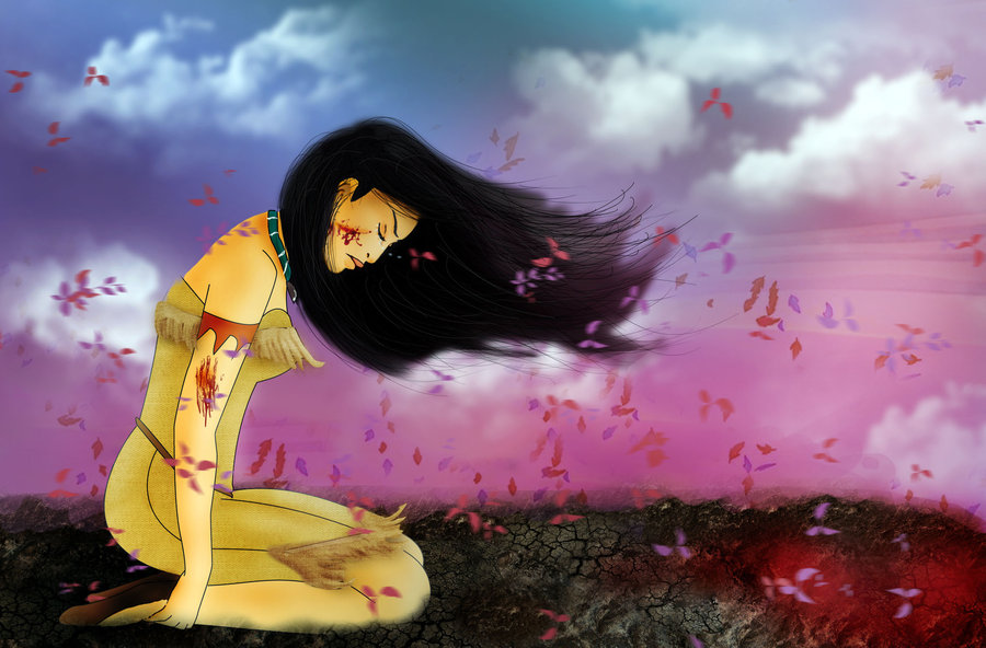 sadness_end__pocahontas_by_sonala-d4yc5w9